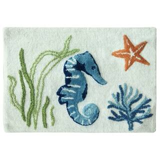 Novelty Bath Rugs Mats Find Great Towels Deals Sea Life Serenade Bath Rug By Bacova