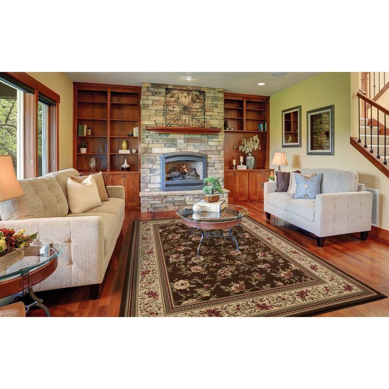 Concord Global Ankara Botanical Area Rug