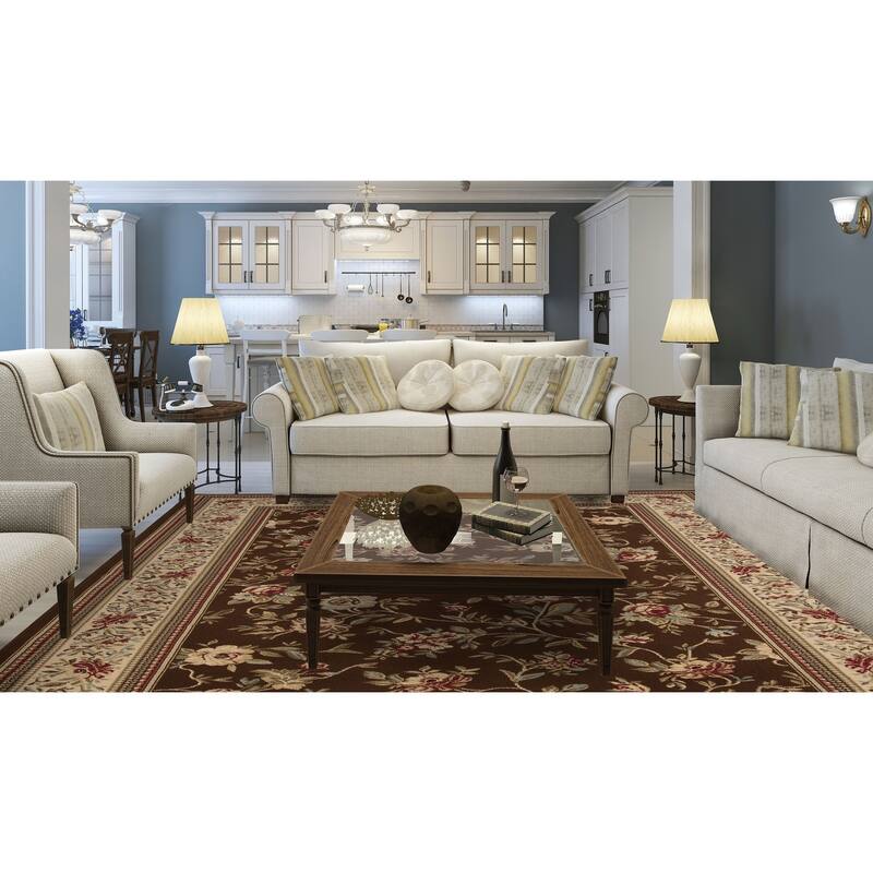 Concord Global Ankara Botanical Area Rug