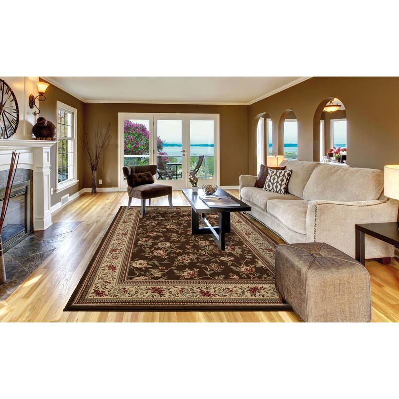 Concord Global Ankara Botanical Area Rug