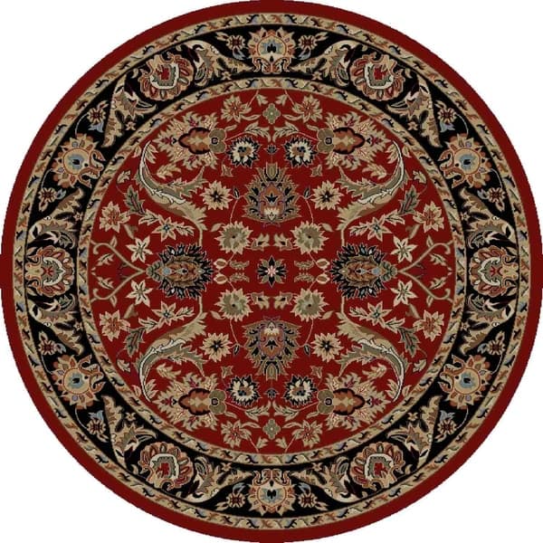Concord Global Ankara Royals Red Round Rug 7 10 X Ankara Royals Red Round Rug