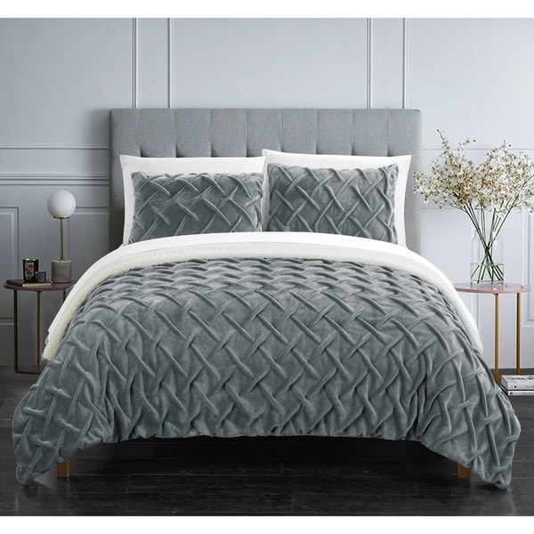 Chic Home Noam 7 Piece Bed in a Bag Pinch Pleated Comforter Set