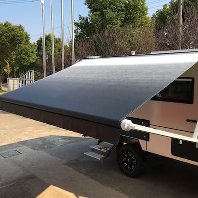 ALEKO Retractable 16'X8' RV or Home Patio Canopy Awning