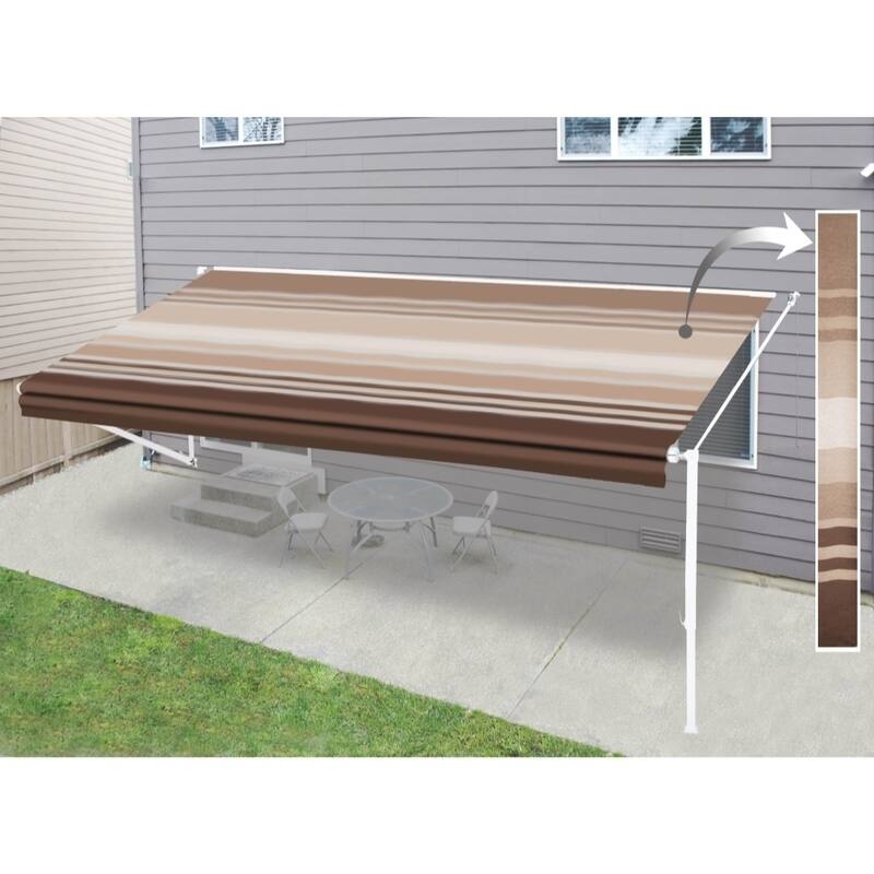 ALEKO Retractable 20X8' RV or Home Patio Canopy Awning