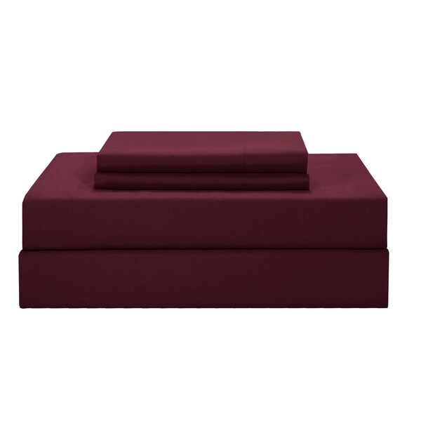 Chic Home Hester 10 Piece Bed in a Bag Comforter Set, Burgundy