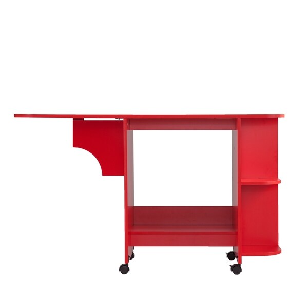 red craft table