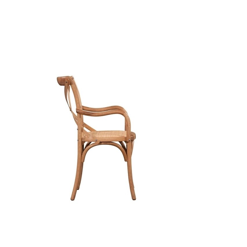 Shop Provincial Home S Banner Elk Dining Arm Chair In Natural