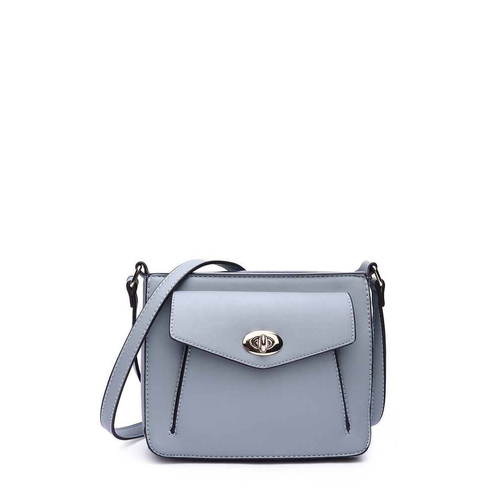 MKF Collection Darleen Crossbody Handbag by Mia K Farrow in Stone