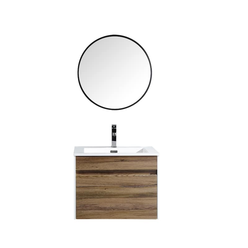 The Ivy Collection 24 Inch Floating Modern Bathroom Vanity