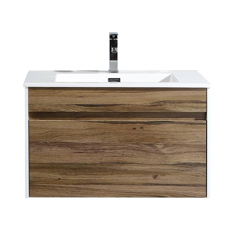 The Ivy Collection 24 Inch Floating Modern Bathroom Vanity