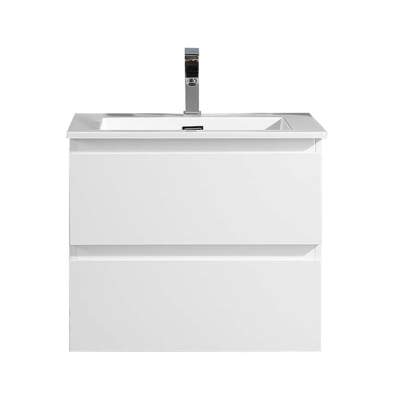 The Frost Collection 24 Inch Floating Modern Bathroom Vanity