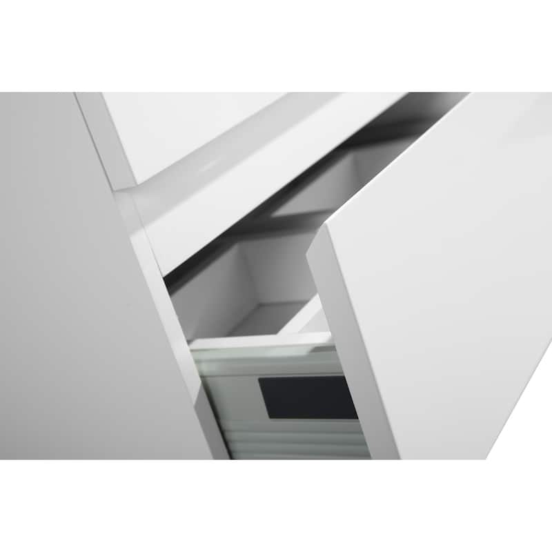 The Frost Collection 24 Inch Floating Modern Bathroom Vanity