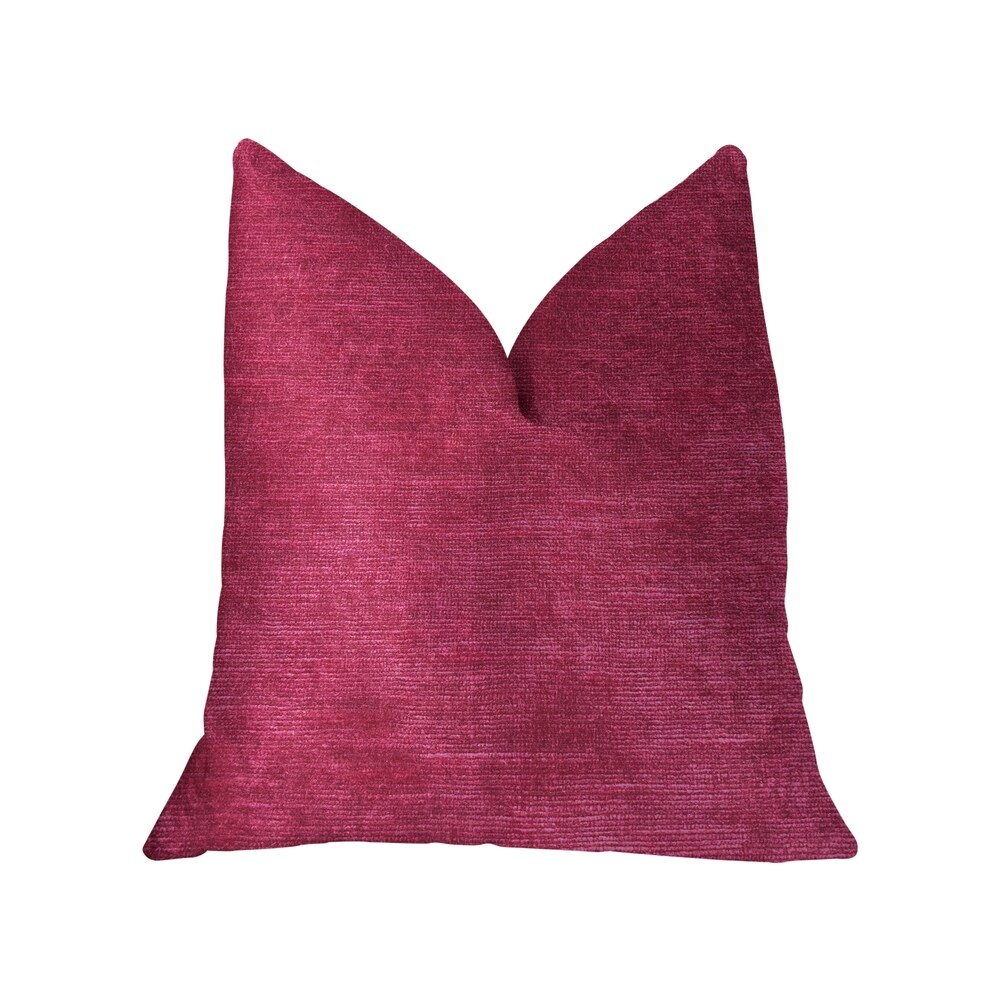 Plutus Brands Amber Rose Double Sided Luxury Throw Pillow 18 x 18 Red Plutus Brands Amber Rose Double Sided Luxury Throw Pillow 18 x 18 Red