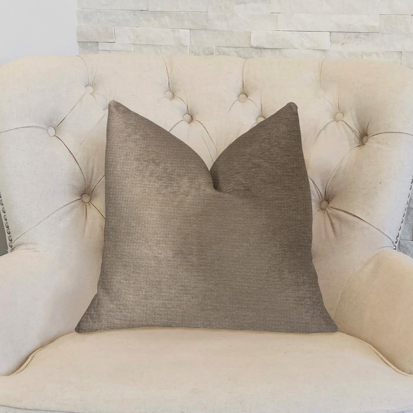 Holan Velvet Pleat Decorative Pillow, Lush Decor