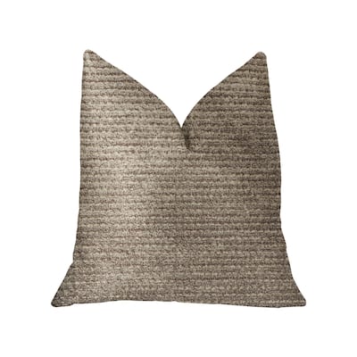 Plutus Classy Chic Ivory and Beige Luxury Throw Pillow