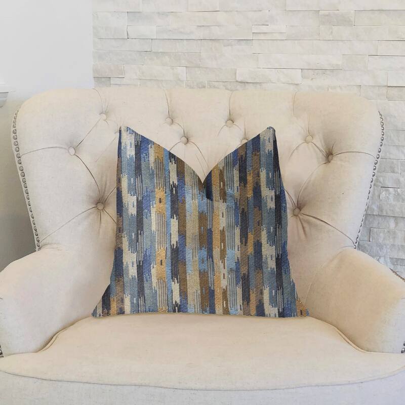 Plutus Hyde Park Multicolor Luxury Throw Pillow