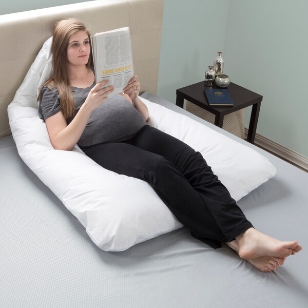 full body contoured pregnancy pillow