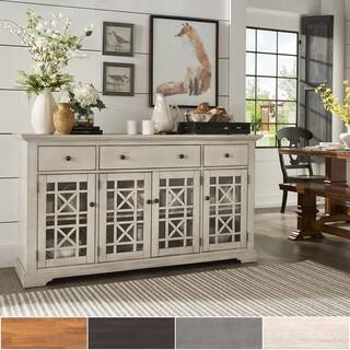 Lyndell Door Wood Buffet Server Console Table By INSPIRE Q Classic Lyndell Door Wood Buffet Server Console Table By INSPIRE Q Classic