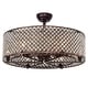 preview thumbnail 10 of 10, Miyaka 6-light Metal 29-inch Lighted Ceiling Fan Bronze