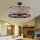 preview thumbnail 5 of 10, Miyaka 6-light Metal 29-inch Lighted Ceiling Fan