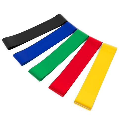 5-Pack Precision Mini Exercise Bands - multi