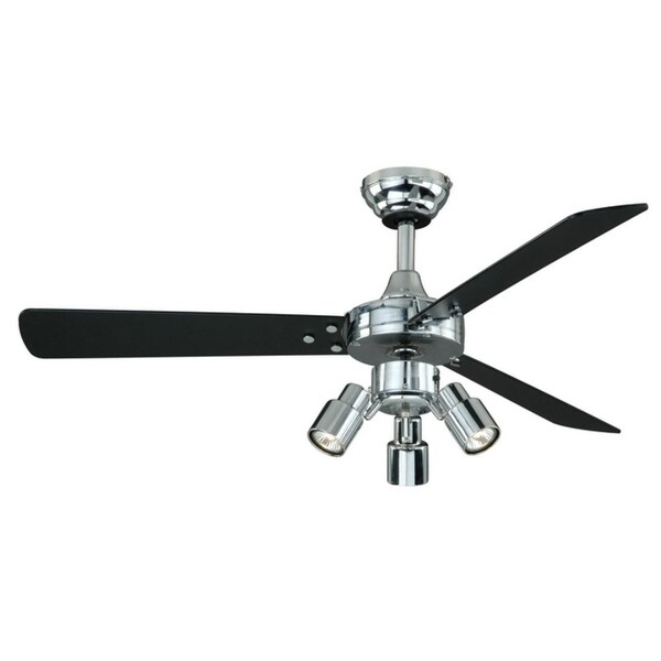Shop Vaxcel Cyrus 42 Ceiling Fan Chrome Free Shipping Today
