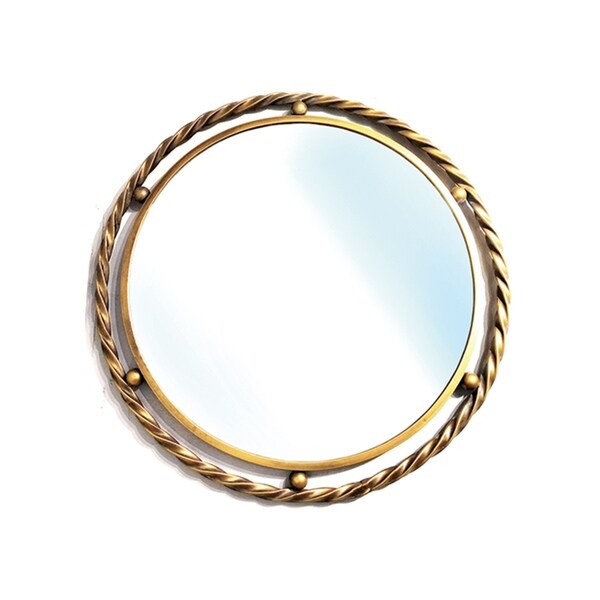 Handmade Copper Cleo Mirror - 28" x 28"