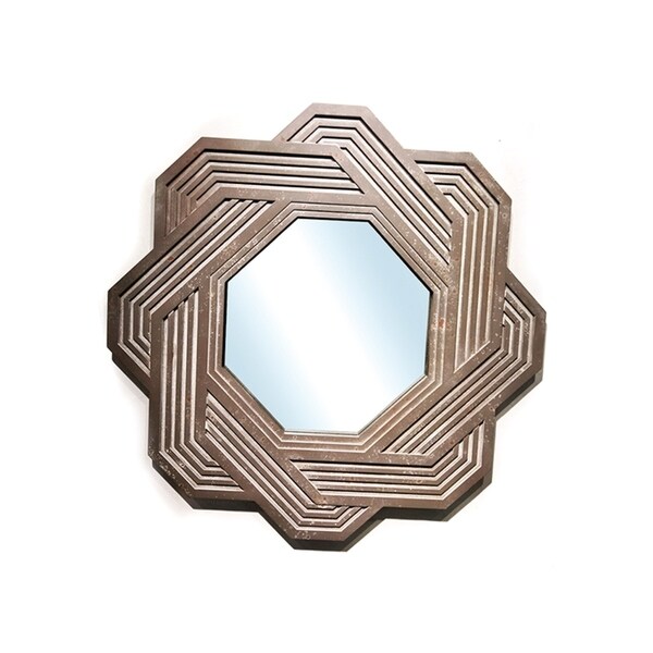 Handmade Rusty Arden Mirror 32" x 32"