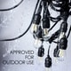 preview thumbnail 4 of 2, LEDPAX 48-foot Outdoor Waterproof 15-light LED String Lights - Black - 48 Foot