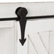 Cates Wood Wall Storage Cabinet with Vanity Mirror and Barn Door - Thumbnail 7