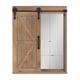 Cates Wood Wall Storage Cabinet with Vanity Mirror and Barn Door - Thumbnail 13
