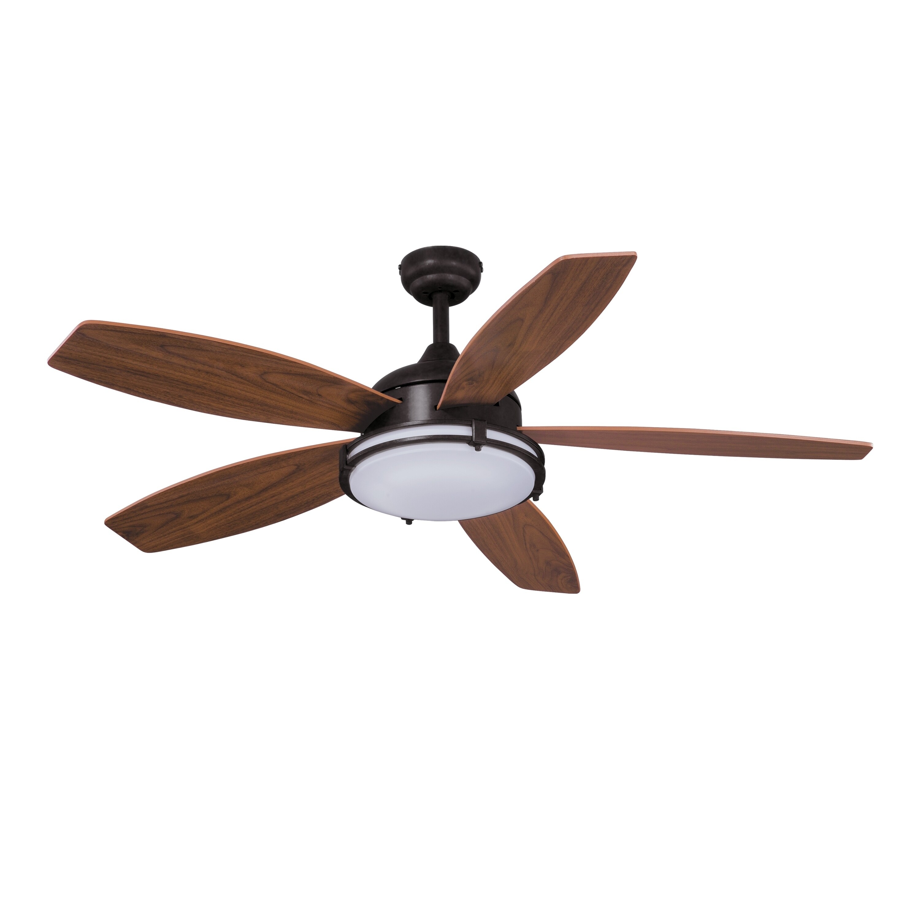 Tali Led 52 In Bronze Mission Ceiling Fan Led Light Kit And Remote 52 In W X 17 5 In H X 52 In D