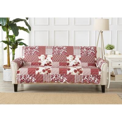 Buy Red Farmhouse Sofa Couch Slipcovers Online At Overstock