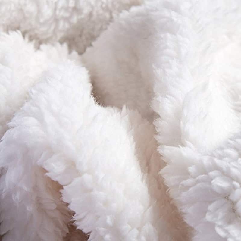 Elegant Comfort Reversible Sherpa Micro-Suede 3-Piece Comforter Set