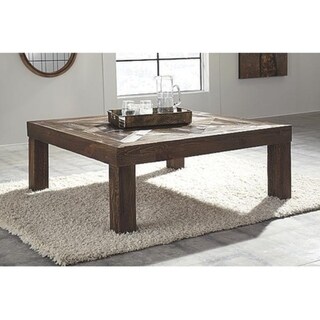 Signature Design by Ashley, Ossereene Contemporary Brown Coffee Table