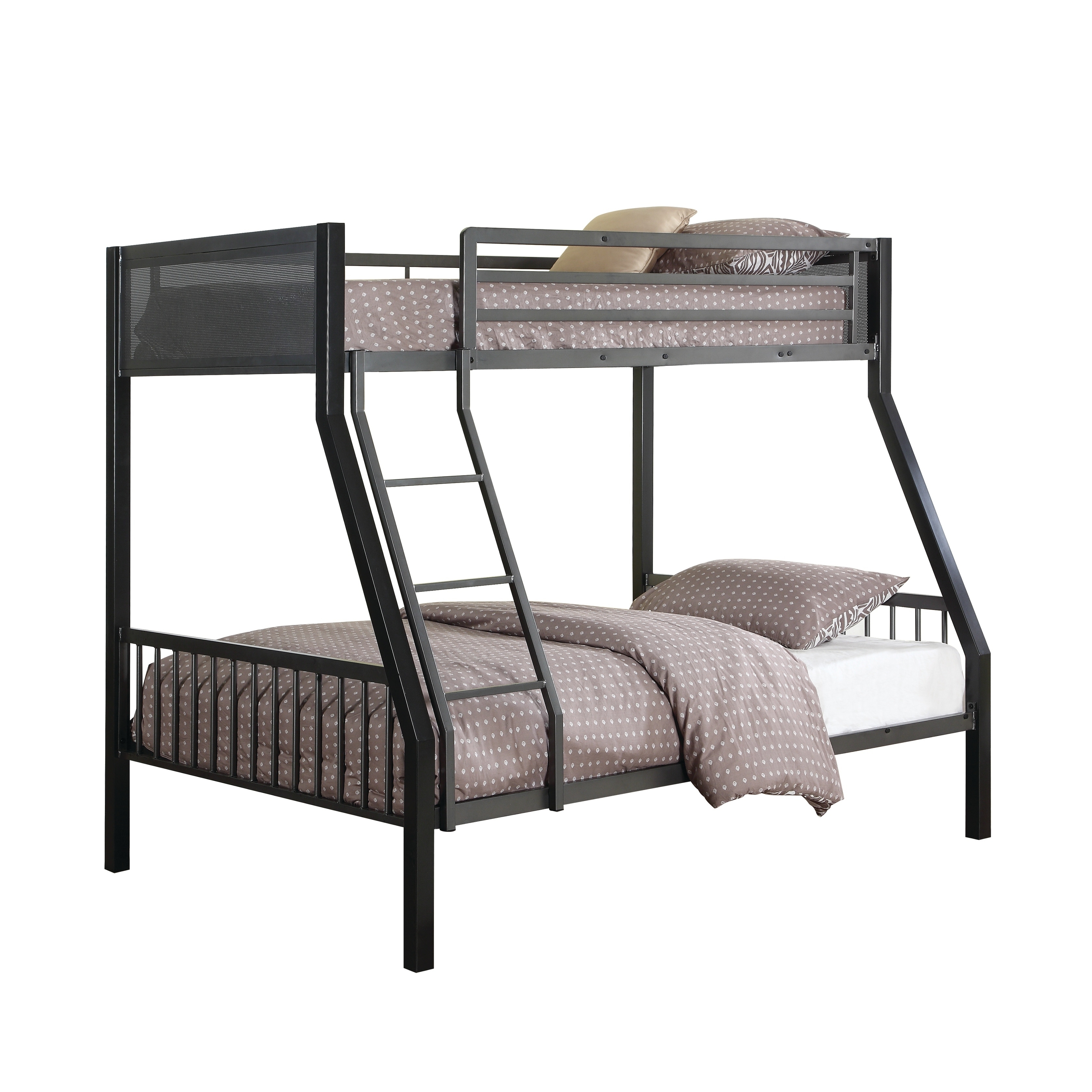 Image result for metal twin over full bunk bed