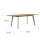 Handy Living  Windsor Rectangular Butterfly Leaf Natural Dining Table - Thumbnail 1