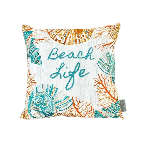 Shop Sara B. Beach Life 20 in. Square Throw Pillow - Free ...