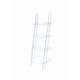 preview thumbnail 2 of 3, Coaster Furniture Amaturo Clear 4-shelf Ladder Bookcase