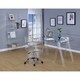 preview thumbnail 5 of 3, Coaster Furniture Amaturo Clear 4-shelf Ladder Bookcase