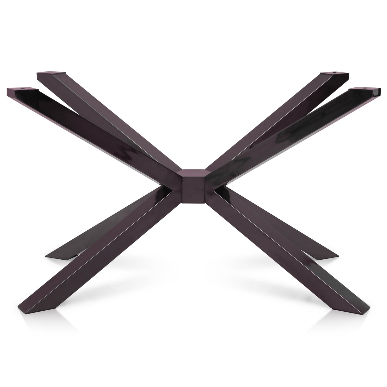 Ellie Black Stainless Steel Rectangle Dining Table Base Rectangle Dining Table Base