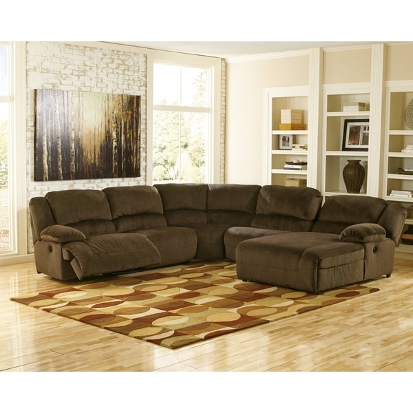 Signature Design by Ashley Chocolate Toletta Left-Arm Facing Recliner