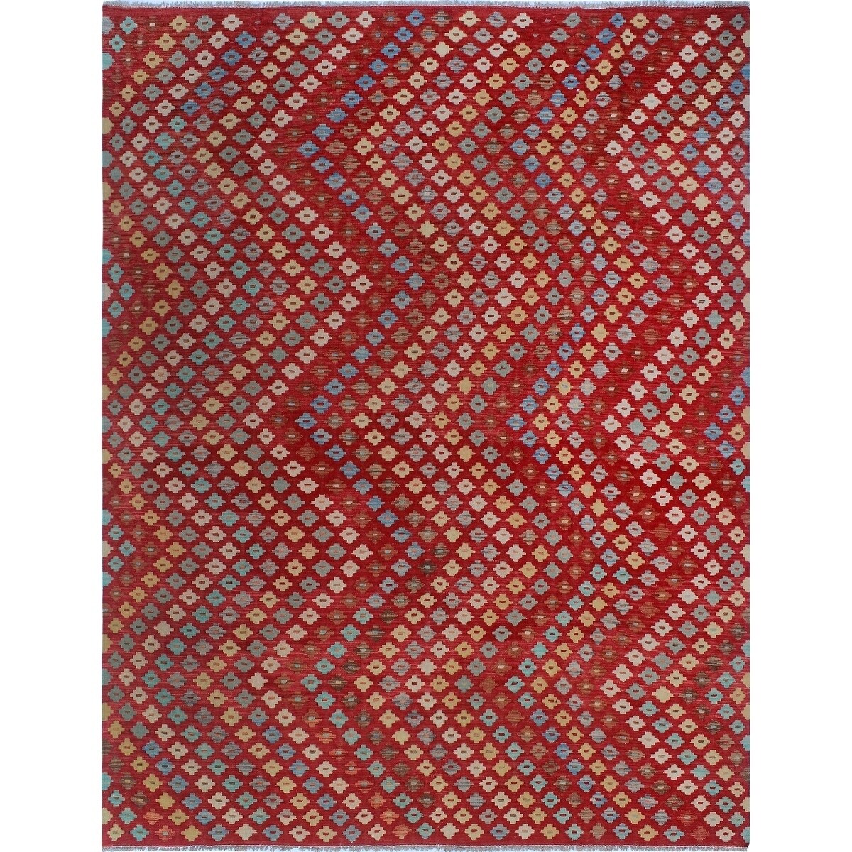 Noori Rug Sangat Kilim Lawley Handmade Area Rug 8'3 x 11'5 Beige/Red Noori Rug Sangat Kilim Lawley Handmade Area Rug 8'3 x 11'5 Beige/Red