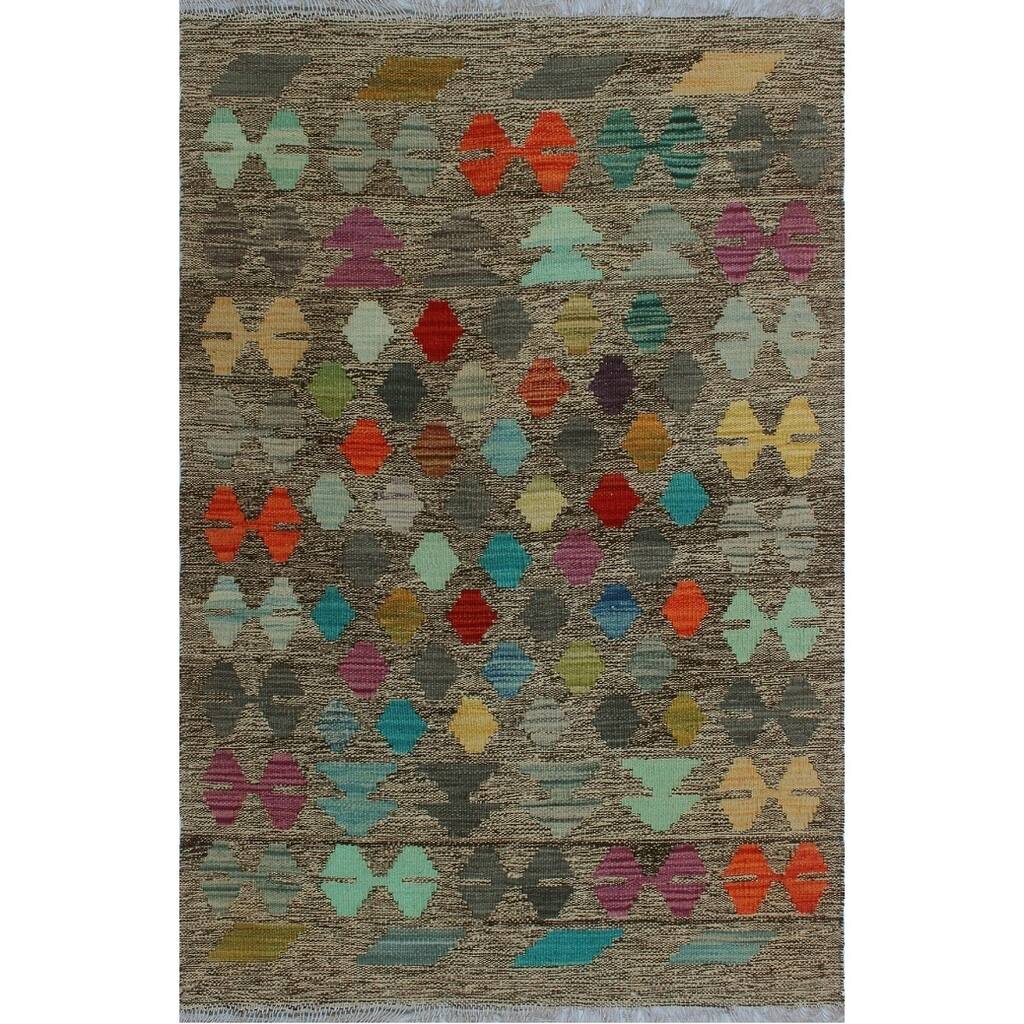 Sangat Kilim Afiya Brown/Red Rug