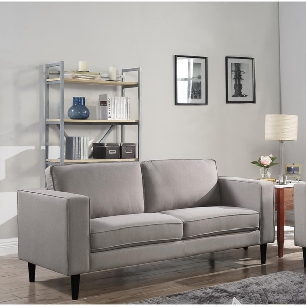 Lyke Home Luke Beige Sofa Free Shipping Today Lyke Home Luke Beige Sofa
