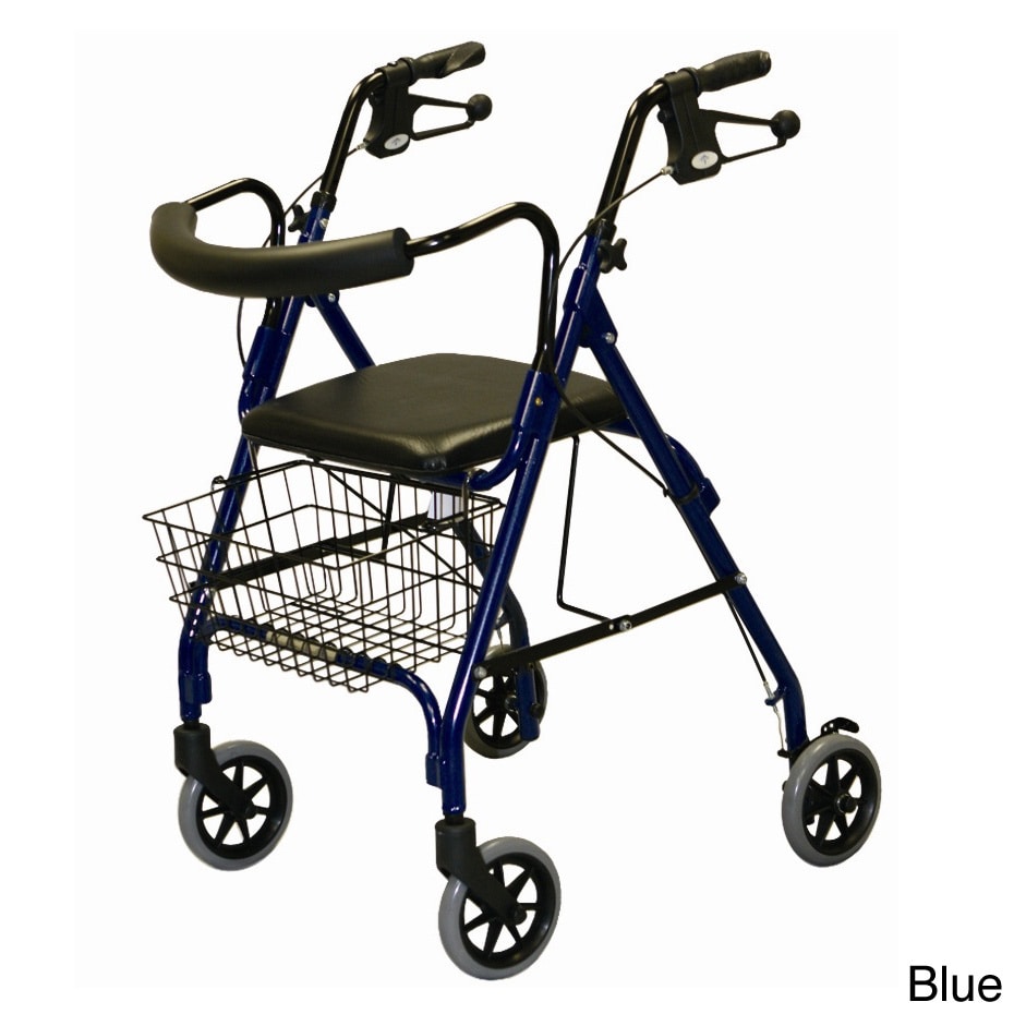 Medline Deluxe Aluminum Rollator Walker