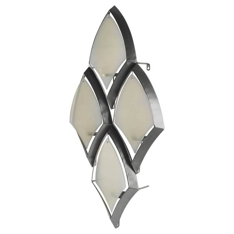 Tarmac II (Silver) Wall Mounted Candle Holder