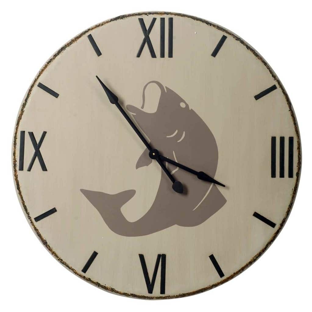 Mercana Langara 38.5" Round Oversize Lakeside Wall Clock - 2.5L x 38.5W x 38.5H