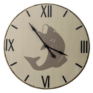 Mercana Langara 38.5" Round Oversize Lakeside Wall Clock - 2.5L x 38.5W x 38.5H