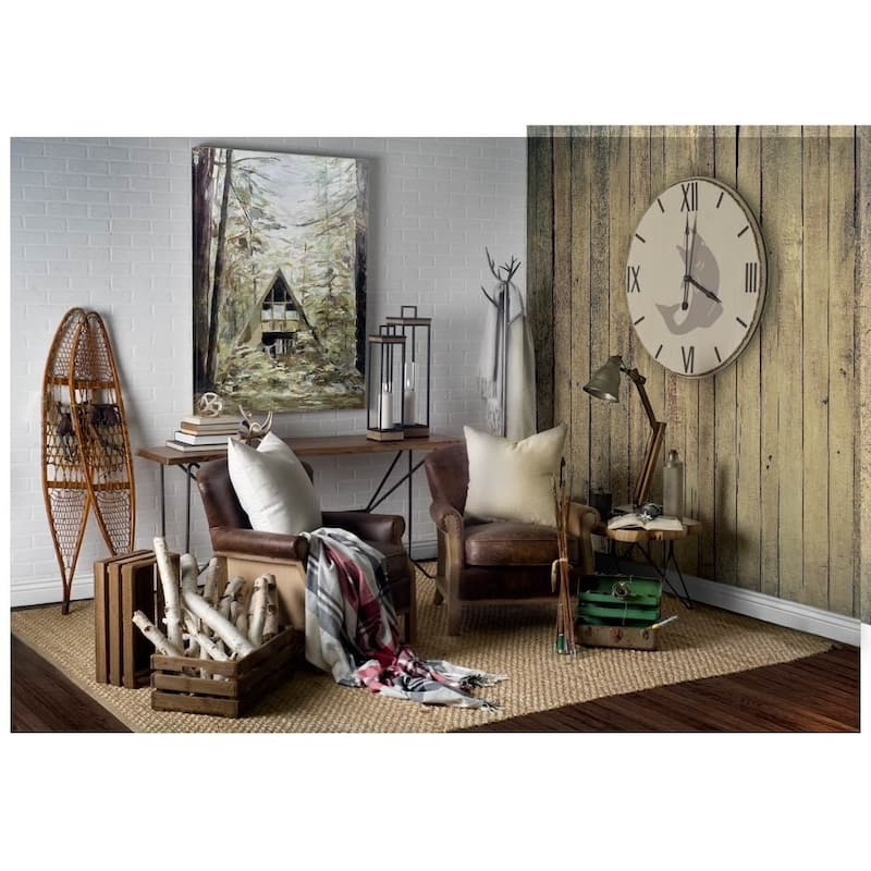Mercana Langara 38.5" Round Oversize Lakeside Wall Clock - 2.5L x 38.5W x 38.5H